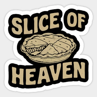 "Slice of Heaven", Retro Design Sticker